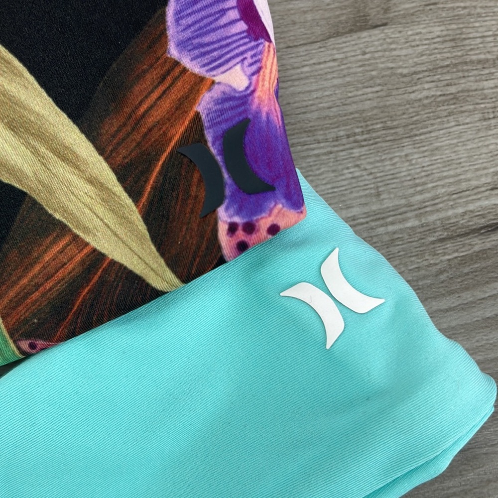 ☀️HURLEY☀️ ORCHID SNACK ADJUSTABLE HIPSTER SURF BOTTOM BIKINI SET - Picture 11 of 14